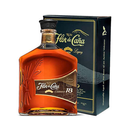 Rum Flor de Caña 18 years Centenario Gold
