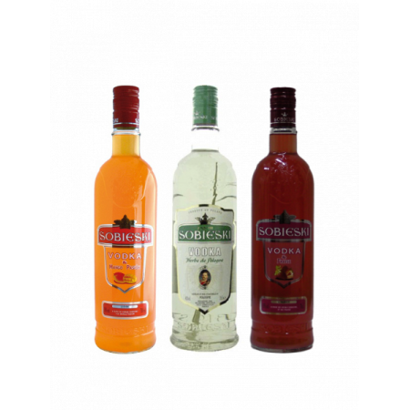 Vodka Sobieski Sabores: Fresa, Hierbas y Mango Pasión