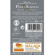 Pedro Ximénez Reserva Familia, Málaga, vino dulce