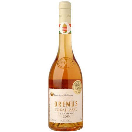 Tokaji Aszú Oremus 6 puttonyos, vino dulce de Hungría