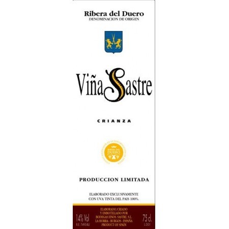 Viña Sastre Crianza, Ribera del Duero